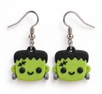 Halloween Doodle Buddy Earrings - Frankie