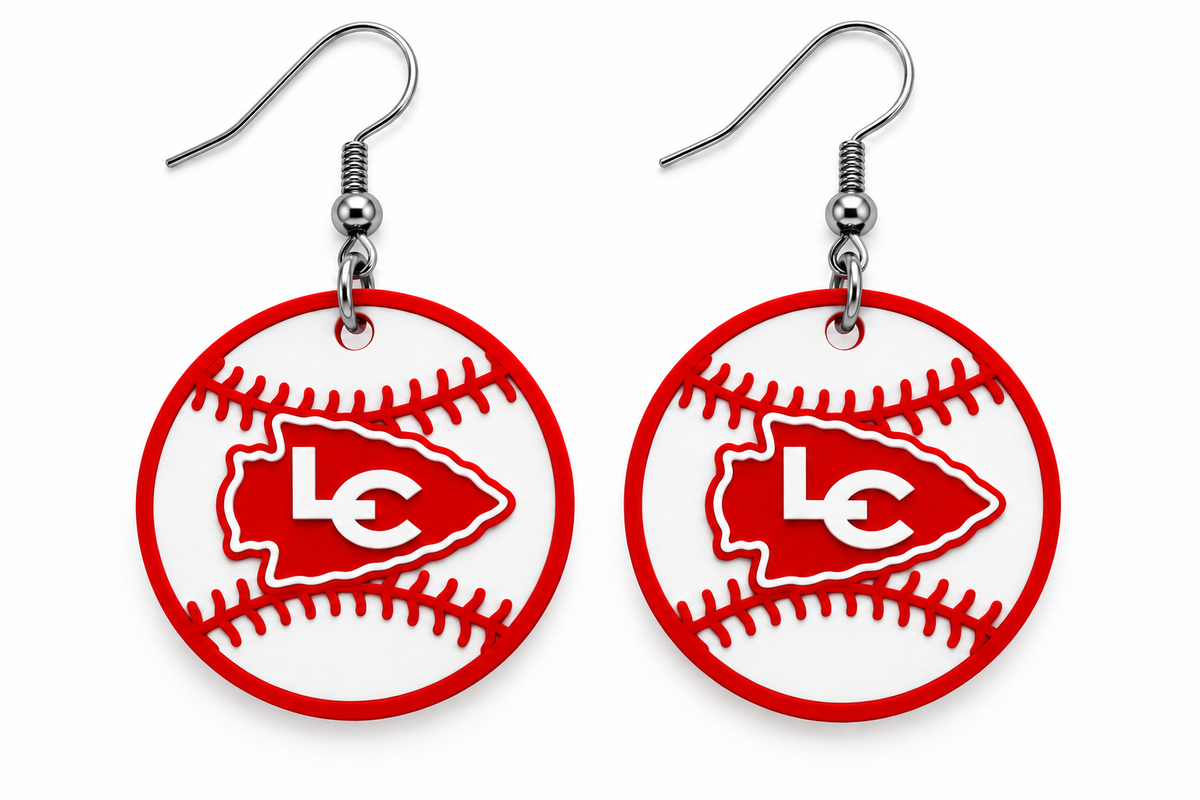 Lakeland Baseball Earrings