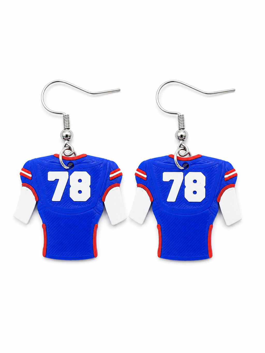 Personalized Lakeland Football Jersey Earrings