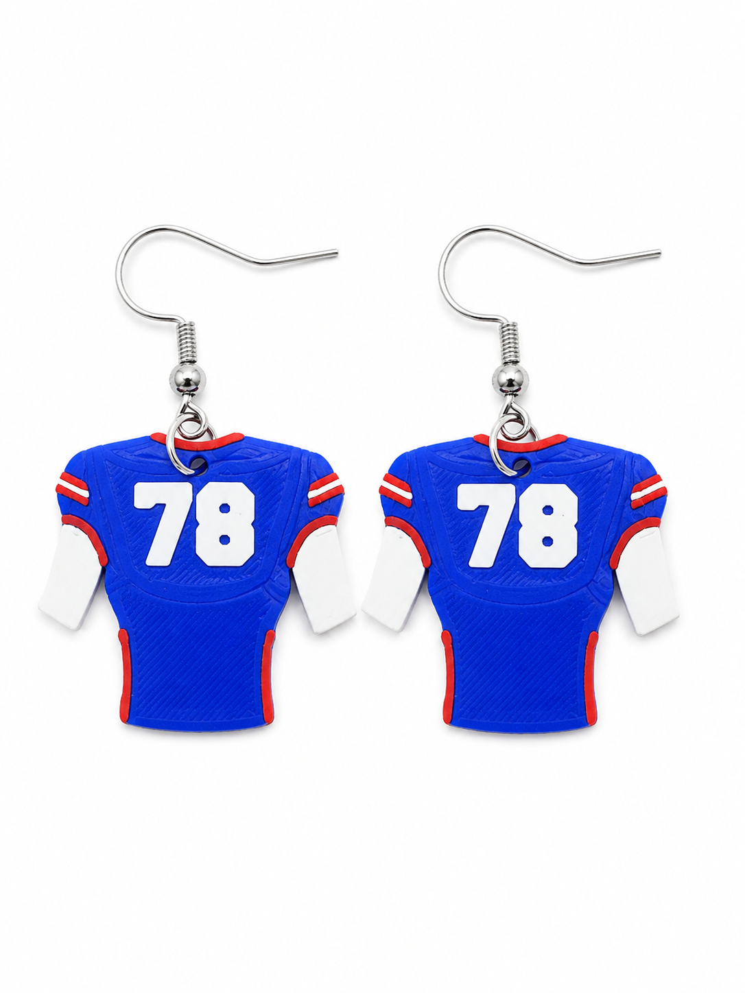 Personalized Lakeland Football Jersey Earrings
