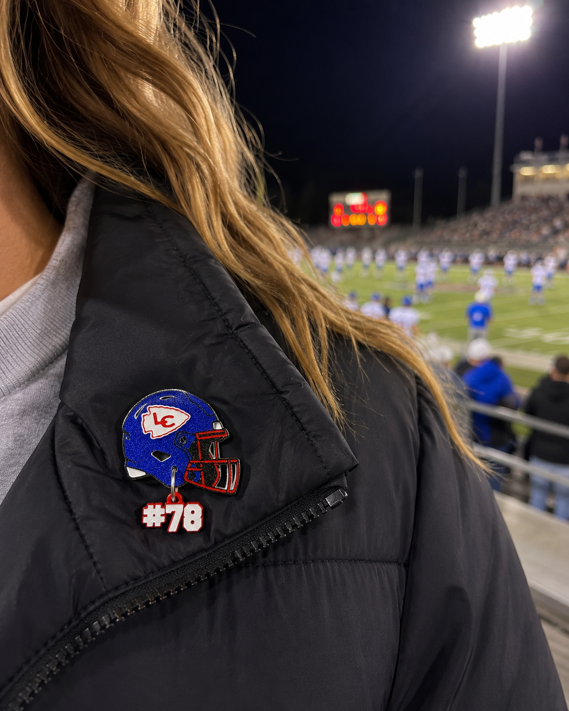 Personalized Lakeland Football Helmet Pin