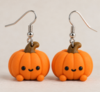 Halloween Doodle Buddy Earrings - Portly