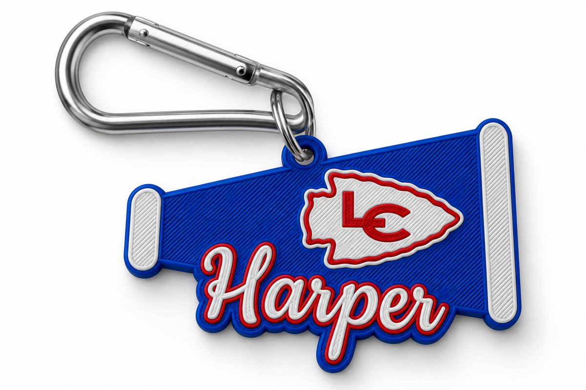 Personalized Lakeland Megaphone Bag Tag