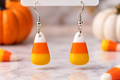 Halloween Candy Corn Earrings