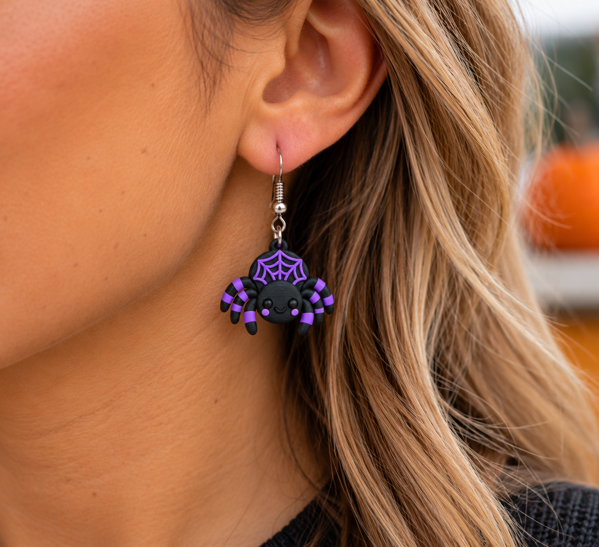 Halloween Doodle Buddy Earrings - Webster