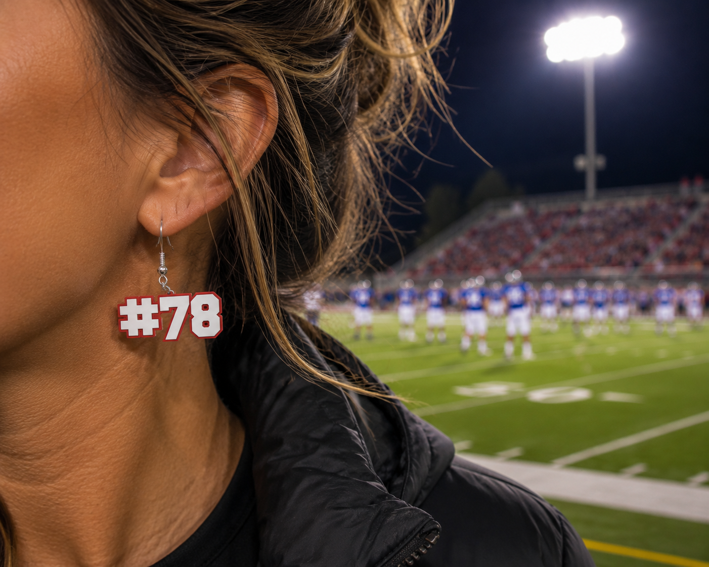 Personalized Number Earrings