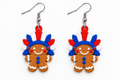 Kids Go Shopping - Gingerbread Chief Dangle Earrings