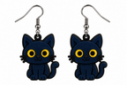 Halloween Doodle Buddy Earrings - Purrnard