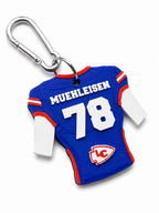 Personalized Jersey Keychain