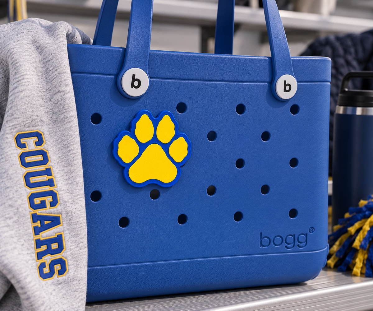 Valley View Paw Print Bag Charm