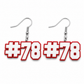 Personalized Number Earrings
