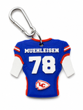 Personalized Jersey Keychain