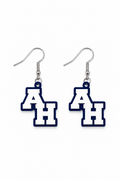 Abington Heights AH Dangle Earrings — white background
