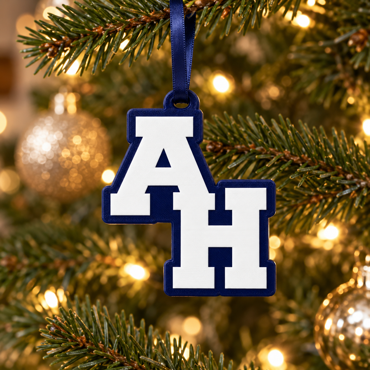 Abington Heights AH Ornament — lifestyle