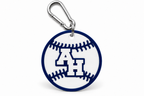 Abington Heights Baseball Bag Tag — white background