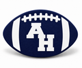 Abington Heights Football Bag Charm — white background