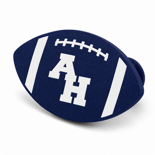 Abington Heights Football Shoe Charm — white background