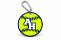 Abington Heights Softball Bag Tag — white background