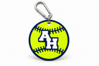 Abington Heights Softball Bag Tag — white background