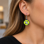 Abington Heights Softball Earrings — lifestyle