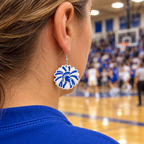 Mid Valley Cheer Pom Pom Earrings