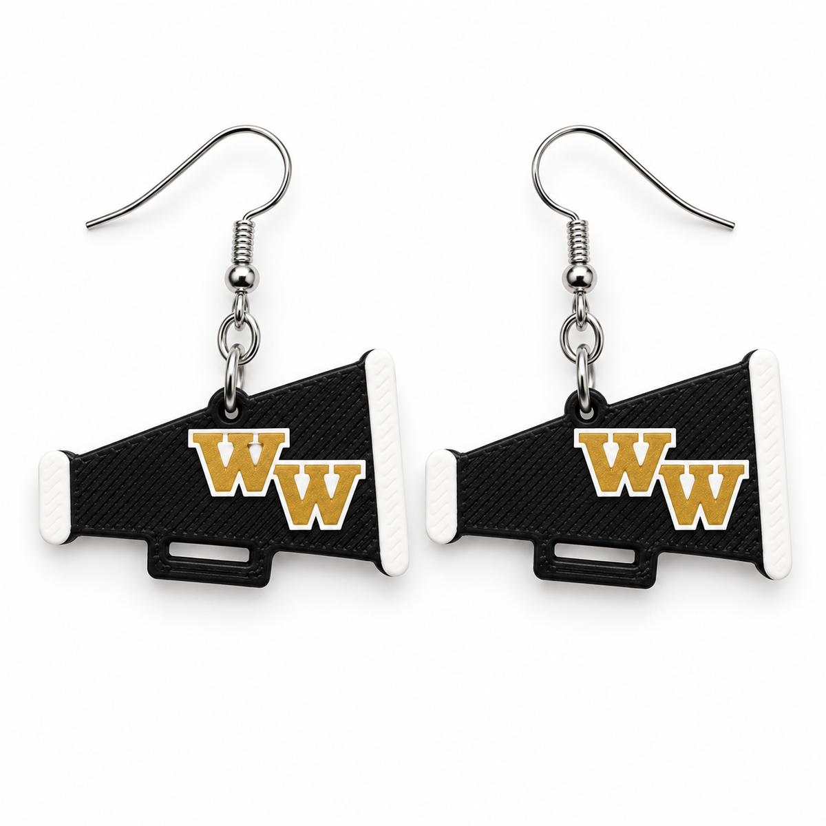 Western Wayne Megaphone Earrings