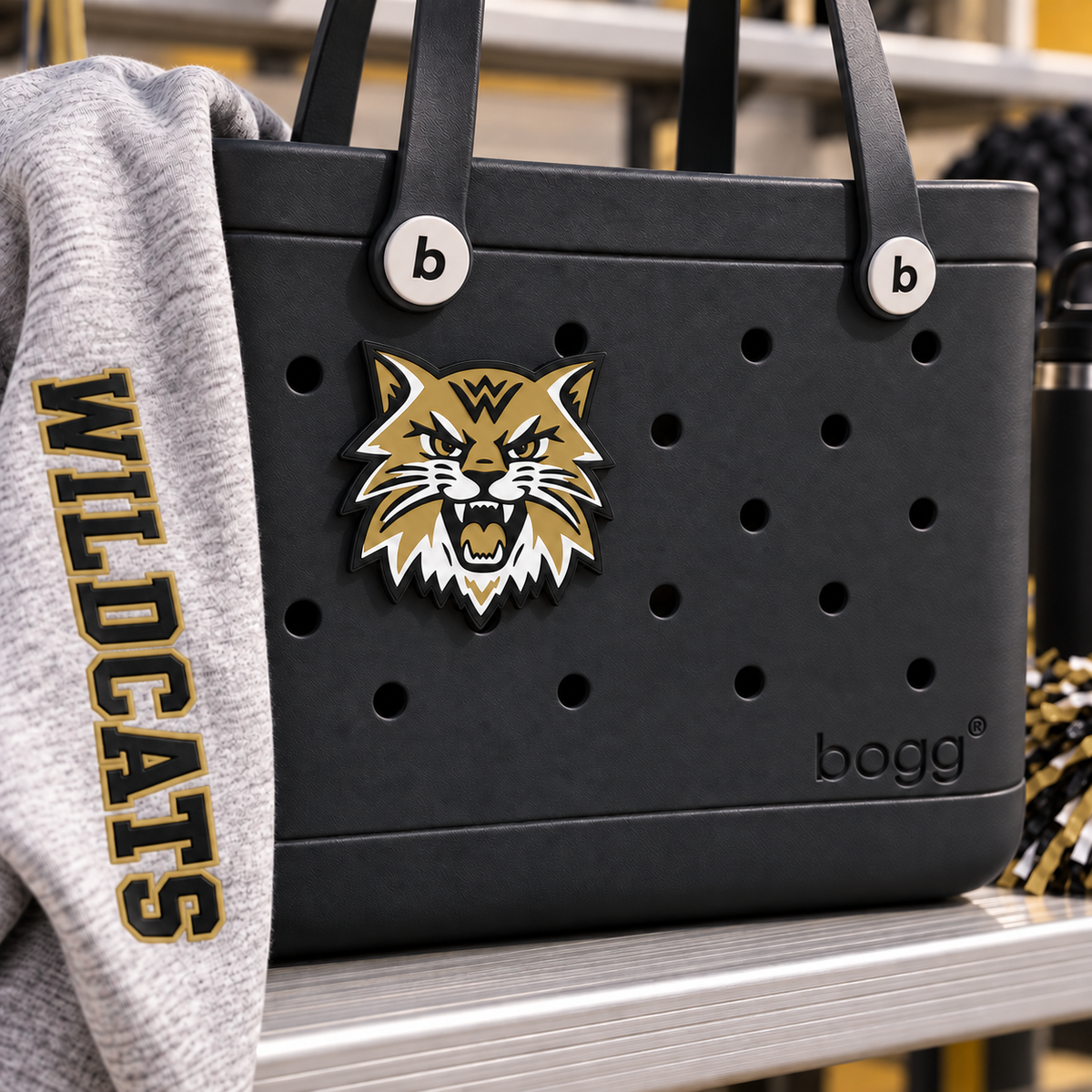 Western Wayne Wildcat Bag Charm