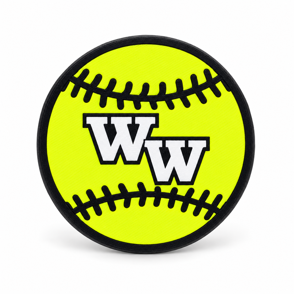 Western Wayne Softball Bag Charm