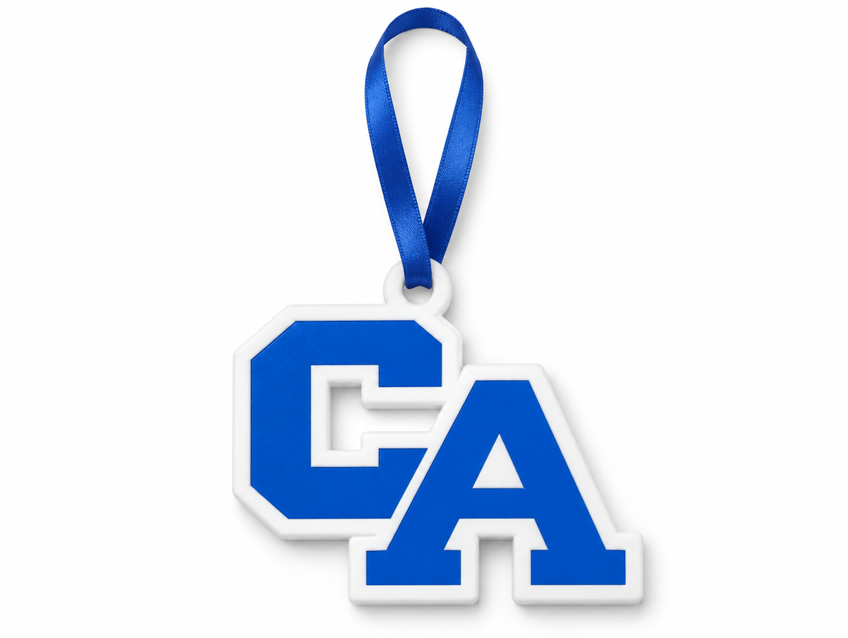 Carbondale Area Ornament — white background