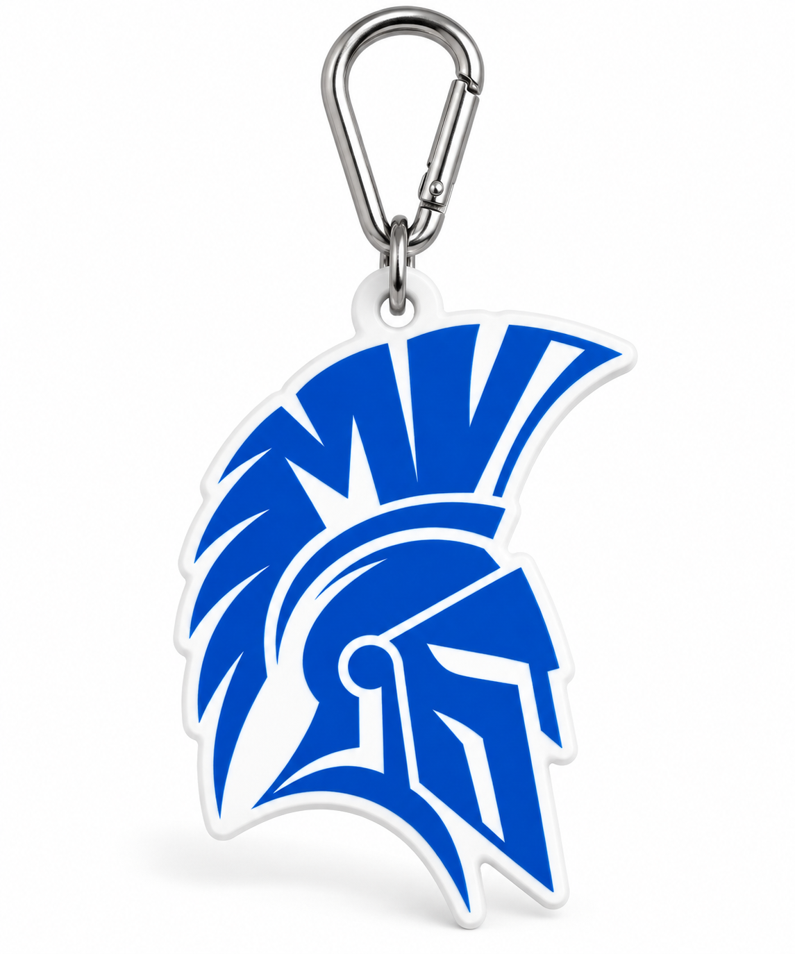 Mid Valley Mascot Logo Keychain — white background