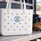 Valley View Baseball Bag Charm — lifestyle
