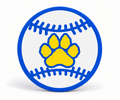 Valley View Baseball Bag Charm — white background