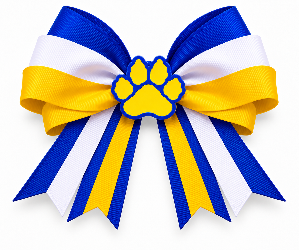 Valley View Hair Bow — white background