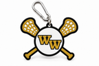 Western Wayne Lacrosse Bag Tag — white background