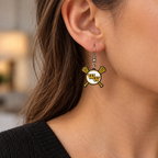 Western Wayne Lacrosse Earrings — lifestyle