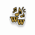 Western Wayne Music Shoe Charm — white background