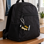Western Wayne Personalized Megaphone Bag Tag — lifestyle