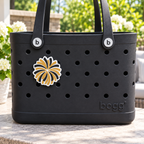 Western Wayne Pom Pom Bag Charm — lifestyle