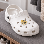 Western Wayne Pom Pom Shoe Charm — lifestyle