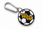 Western Wayne Soccer Bag Tag — white background