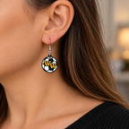 Western Wayne Soccer Earrings — lifestyle