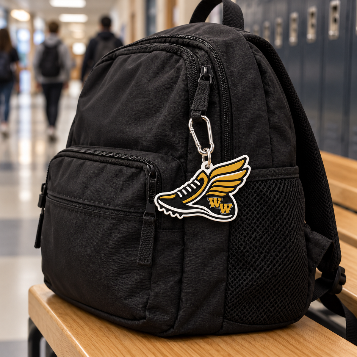 Western Wayne Track and Field Bag Tag — lifestyle