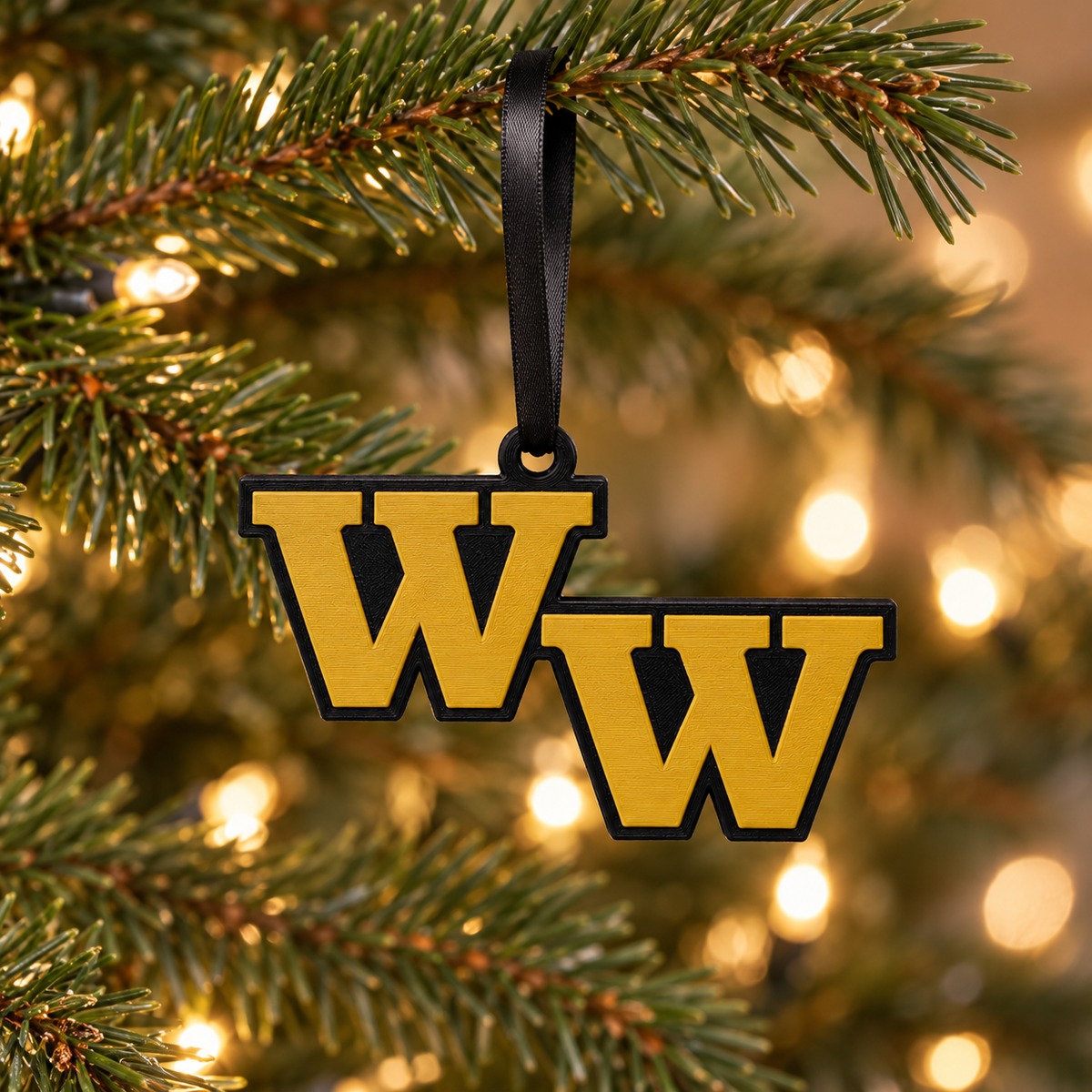 Western Wayne WW Ornament — lifestyle