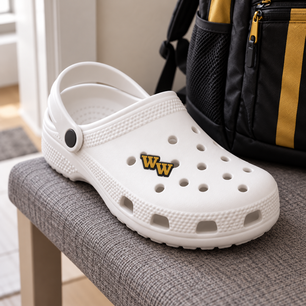 Western Wayne WW Shoe Charm — lifestyle